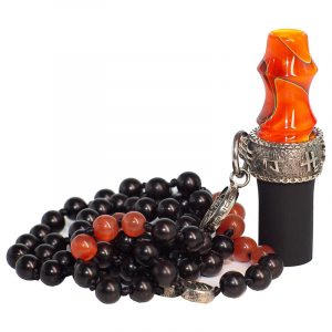 Купити персональний мундштук Japona Samurai Orange Beads